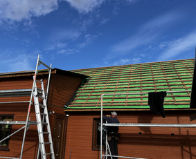 Stoglangių montavimas - Stogo keitimas, skardinimo darbai - 4