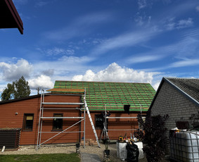 Stoglangių montavimas - Stogo keitimas, skardinimo darbai - 1