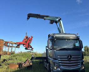 Negabaritinių krovinių gabenimas - Fiskaro/manipuliatoriaus/krano nuoma krovinių pervežimas - 1