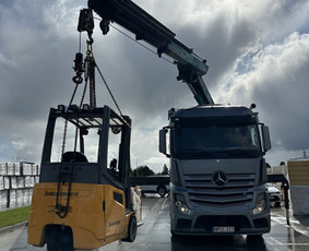 Automobilių pervežimas, transportavimas - Fiskaro/manipuliatoriaus/krano nuoma krovinių pervežimas - 4