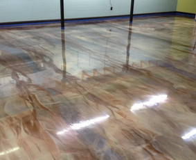 Grindjuosčių montavimas - Liejamos epoksidinės grindų dangos. Akmens kilimas - 3