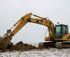 Žemės kasimas, lyginimas - 15t eskavatoriaus nuoma su operatoriumi 40 - 1