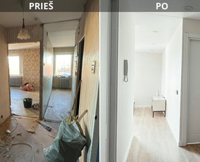 Langų montavimas - Pilnas būsto remontas iki raktų (griovimas–apdaila–baldai) - 2