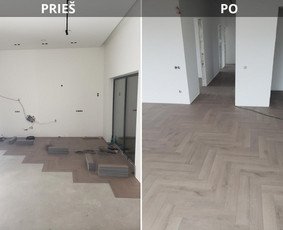 Parketo, parketlenčių klojimas - Parketo, laminato, vinilo klojimas. Restauravimas. - 1