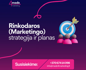 Marketingo strategijos kūrimas - 360 Marketingo paslaugos - 1