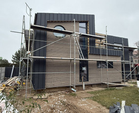 Statybos darbai - Vedinami fasadai - 1