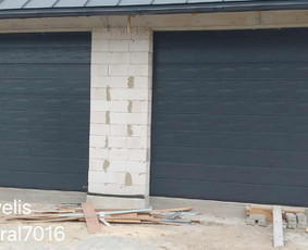 Tvoros, vartai, montavimas - Pakeliami garazo vartai - 1