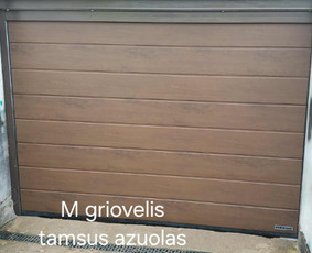 Tvoros, vartai, montavimas - Pakeliami garazo vartai - 2