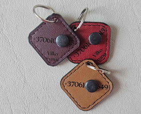 Antkakliai su vardu - Rankų darbo aksesuarai augintiniams - 3