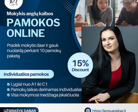 Mokymai, kursai, kalbos - Anglų kalbos pamokos online vaikams ir suaugusiems - 3