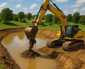 Žemės kasimas, lyginimas - Tvenkiniu kasimas - Su Garantuota Kaina - 1