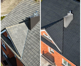 Statybos, apdaila - Stogo remontas, dažymas, plovimas. - 2