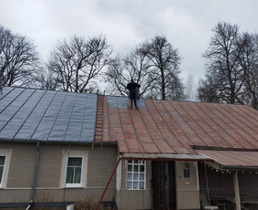 Statybos, apdaila - Stogo remontas, dažymas, plovimas. - 3