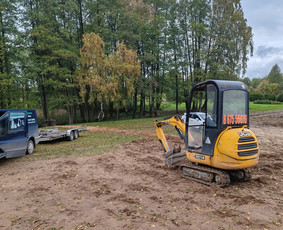 Mini ekskavatoriaus nuoma - Minieskovatorius, drenažas, valymo įrenginiai, lietaus ir tt - 2