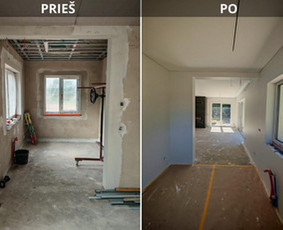 Kapitalinis buto remontas - Lauko ir vidaus apdailos darbai - 2