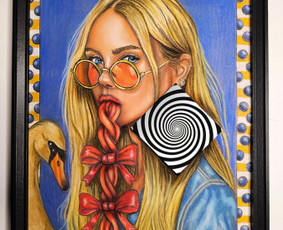 Dailė, menai, keramika - Paveikslai/portretai. . - 1