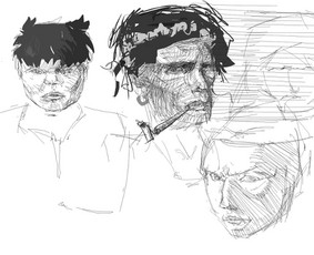 Portretų pie&scaron;imas i&scaron; nuotraukų - Iliustruoju, verčiuosi kompiuterine grafika bei animacija - 3