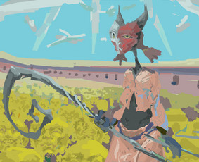 Personažų kūrimas - Iliustruoju, verčiuosi kompiuterine grafika bei animacija - 3