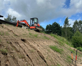 Aplinkos tvarkymas, apželdinimas - Šlaitų tvirtinimas ir sklypų formavimas, drenažų įrengimas. - 4