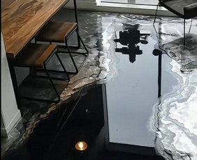 Akmens kilimas. Epoksidinės grindys. Epoksidinės dangos. / Amber Epoxy Design / Darbų pavyzdys ID 4189009