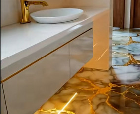Akmens kilimas. Epoksidinės grindys. Epoksidinės dangos. / Amber Epoxy Design / Darbų pavyzdys ID 4189025