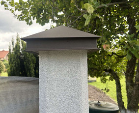 Kamino apskardinimas - Skardos lankstinių gamyba, skardinimo darbai, bituminė danga - 3