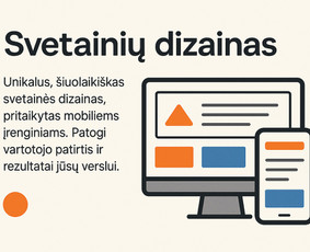 Svetainių dizainas (web design) - Profesionalios Interneto Svetainės ir Verslo Sprendimai - 1