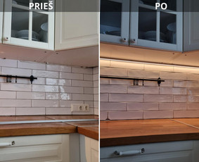 LED juostos montavimas - Elektrikas, įvairūs elektros darbai-smulkūs darbai. - 3