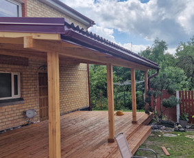 Statybos darbai - Stogų dengimas. W - 1