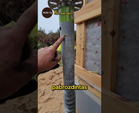 Sraigtinių polių / pamatų įrengimas -15% Akcija! / MB"Hukas" / Darbų pavyzdys ID 4190287