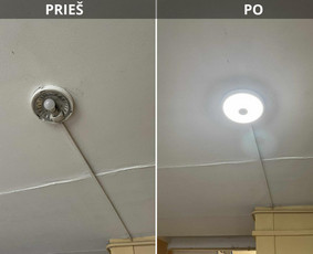 Elektros instaliacija / Vyrai su įtampa / Darbų pavyzdys ID 4190733