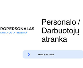 Paslaugos verslui - Profesionali Personalo Atranka / Darbuotojų Atranka / - 2