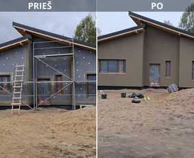 Statybos darbai - Vidaus/lauko apdaila , skardinimas. - 1