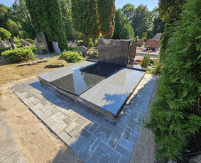 Kapo uždengimas akmens gaminiais - Paminklai, kapų įrengimas, dengimas plokštėmis - 2