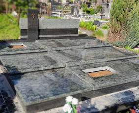 Paminklo, tvorelių atnaujinimas - Paminklai, kapų įrengimas, dengimas plokštėmis - 1