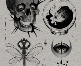 Tatuiruočių eskizų piešimas - Tatuiravimo paslaugos, tatuiruočių taisymas - 1