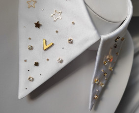 Siuvinėjimo paslaugos pagal individualius užsakymus - Rūbų dekoravimas kristalais, siuvinėjimas, piešimas ant rūbų - 3