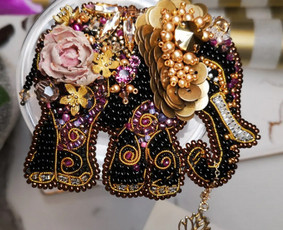 Siuvinėjimas - Rūbų dekoravimas kristalais, siuvinėjimas, piešimas ant rūbų - 1