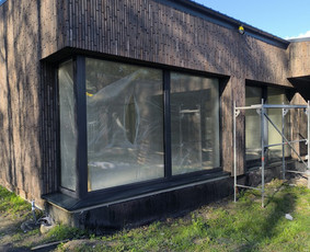 Fasadų apdaila, dažymas - Klinkerio klijavimas ,Klinkerio fugavimas. - 4