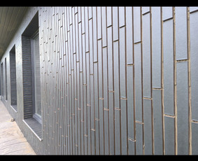 Fasadų apdaila, dažymas - Klinkerio klijavimas ,Klinkerio fugavimas. - 2