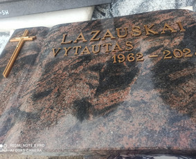 Kapų tvarkymas, priežiūra - Dengimas plokštėmis, paminklai, raidės - Visa Lietuva - 4