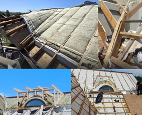 Šlaitinių stogų dengimas. Renovacija. Santvarų montavimas / MB Destoga / Darbų pavyzdys ID 4195925
