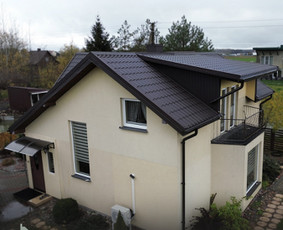 Stogų remontas - Medinių santvarų montavimas. Stogų dengimas - 3