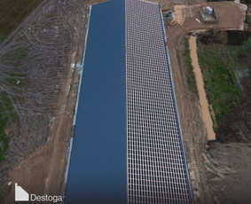 Stogų dengimas - Medinių santvarų montavimas. Stogų dengimas - 2