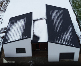 Stogų dengimas - Medinių santvarų montavimas. Stogų dengimas - 4