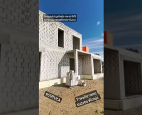 Statybos darbai - Namų statyba Vilniuje – „iki raktų“ ar dalinės apdailos - 1