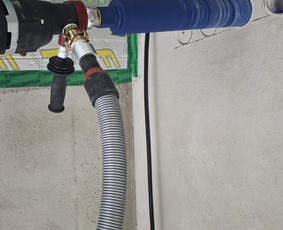 Skylių gręžimas, angų pjovimas - Skyliu grezimas.mini rekuperatoriu montavimas. - 2