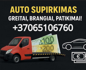 Transportas - Automobilių supirkimas visoje Lietuvoje 24/7 - 2