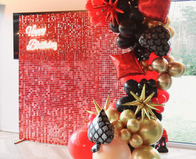 Foto sienelės nuoma - Švenčių dekoravimas ,dekoracijų nuoma,šampano staliukas - 4