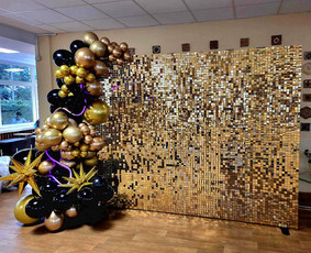 Foto sienelės nuoma - Švenčių dekoravimas ,dekoracijų nuoma,šampano staliukas - 2